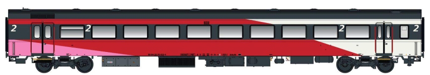 LS Models LS44057-2 - H0 - Personenwagen 2. Kl.  FYRA Wagen 26, NS, Ep. VI